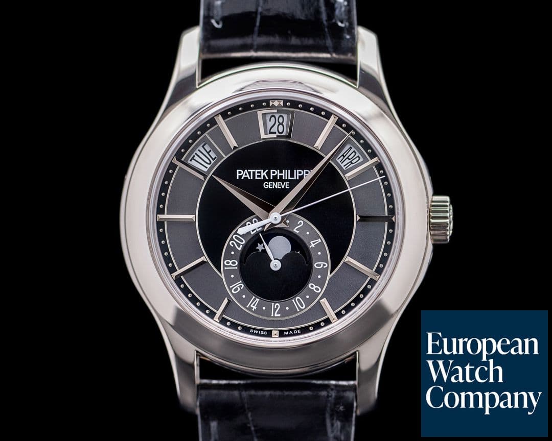 Image of Patek Philippe Annual Calendar Rhodium Dial 18K White Gold 