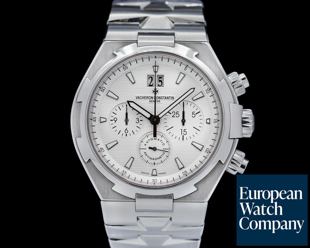 Image of Vacheron Constantin Overseas Chronograph White Dial SS