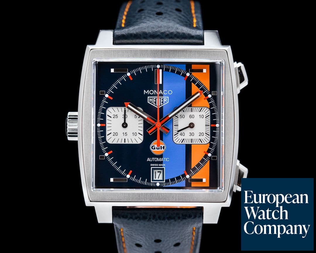 Image of Heuer Monaco Gulf Chronograph 