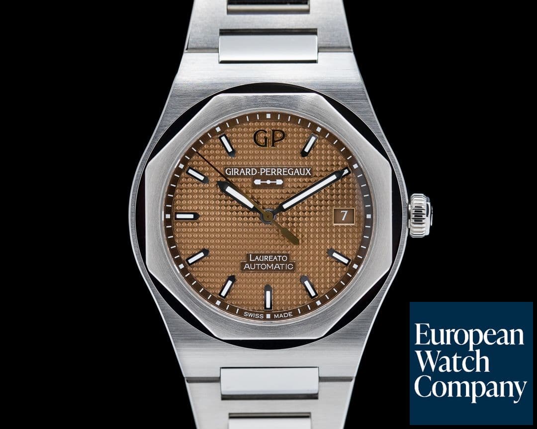 Image of Girard-Perregaux Laureato SS / SS 38mm Copper Dial 2024