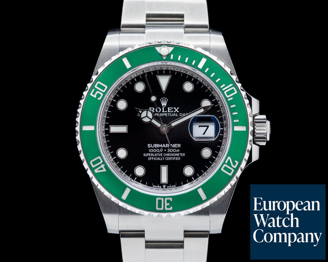 Image of Rolex Submariner Date 126610LV Kermit GREEN Ceramic Bezel 41MM