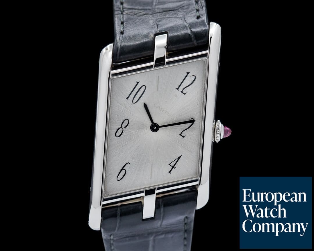 Image of Cartier Privee Collection Tank Asymetrique WGTA0042 Platinum