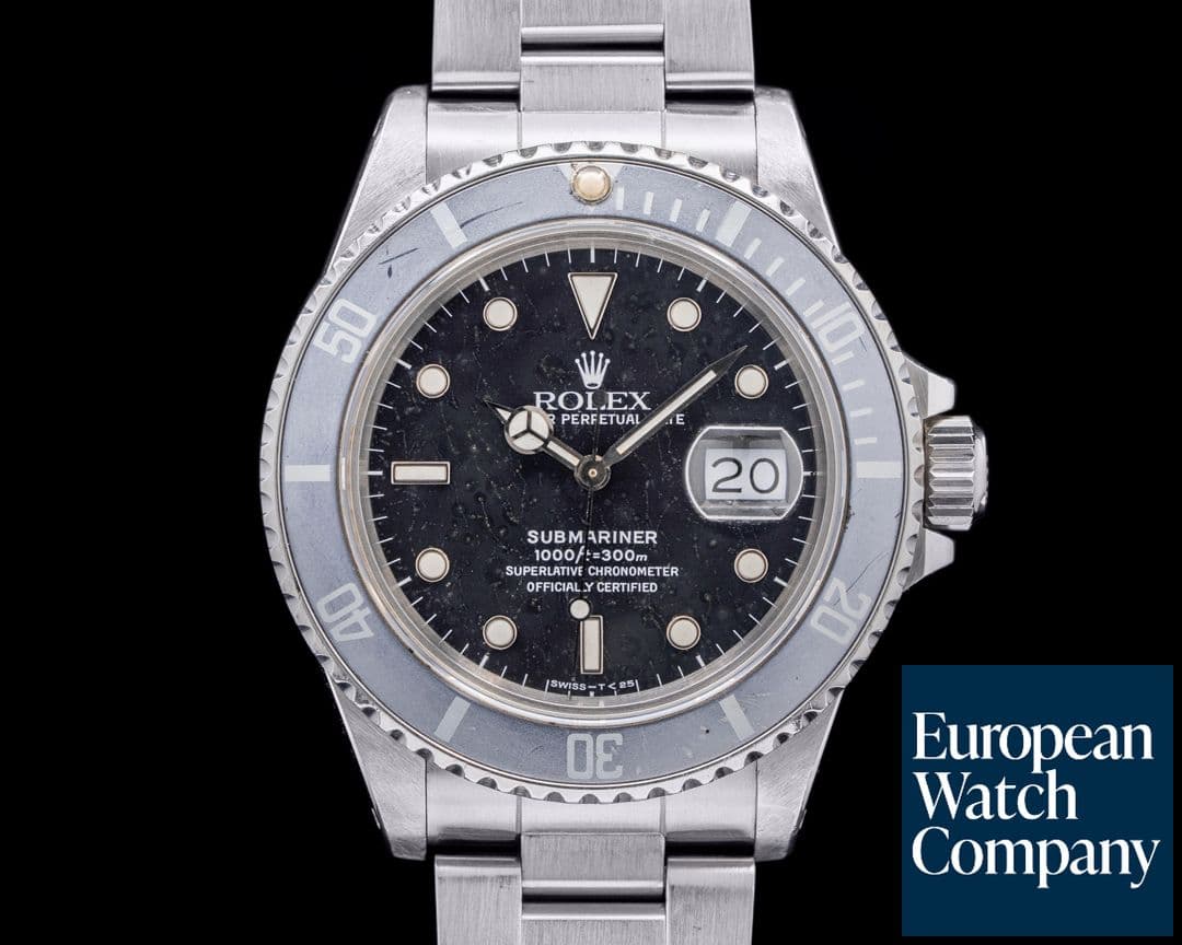 Image of Rolex Submariner "Transitional" 168000 Ghost Bezel