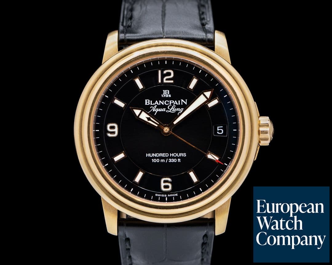 Image of Blancpain Aqualung 18K Rose Gold LIMITED