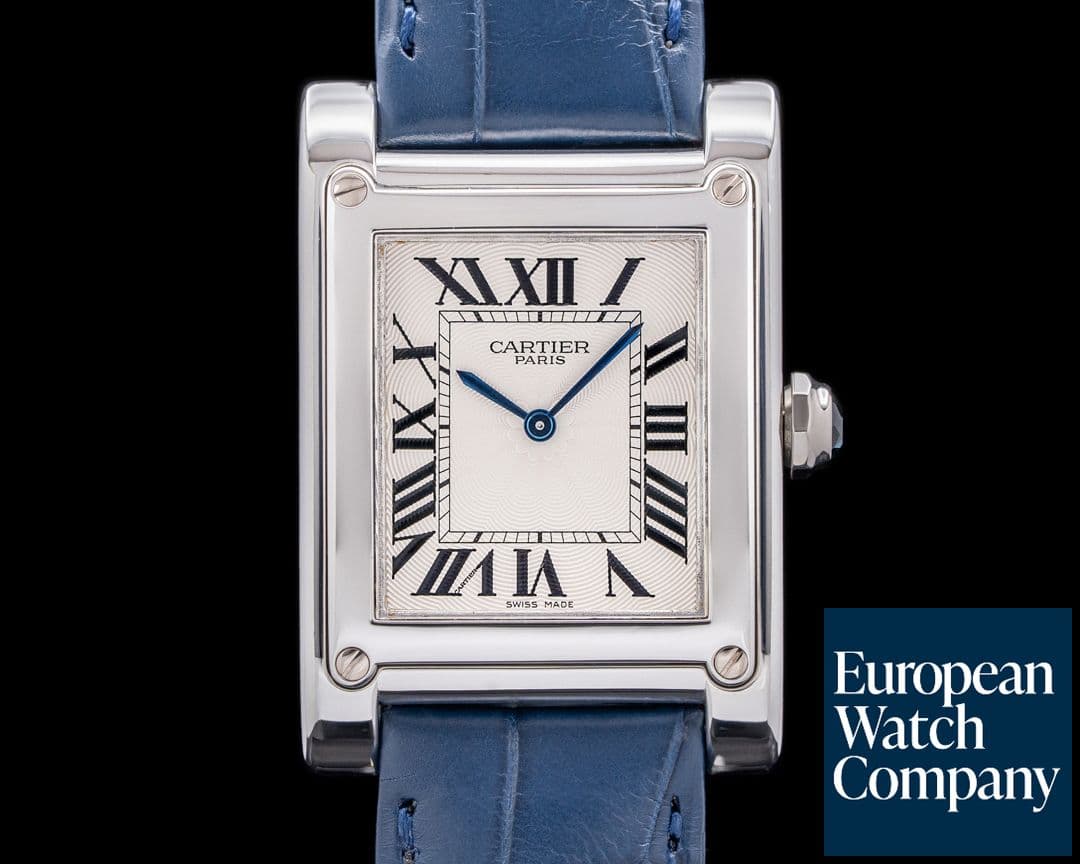 Image of Cartier Tank a Vis CPCP Platinum RARE