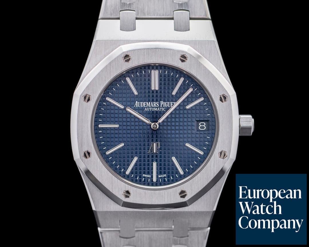 Image of Audemars Piguet Royal Oak Extra Thin Blue Dial SS 15202ST 