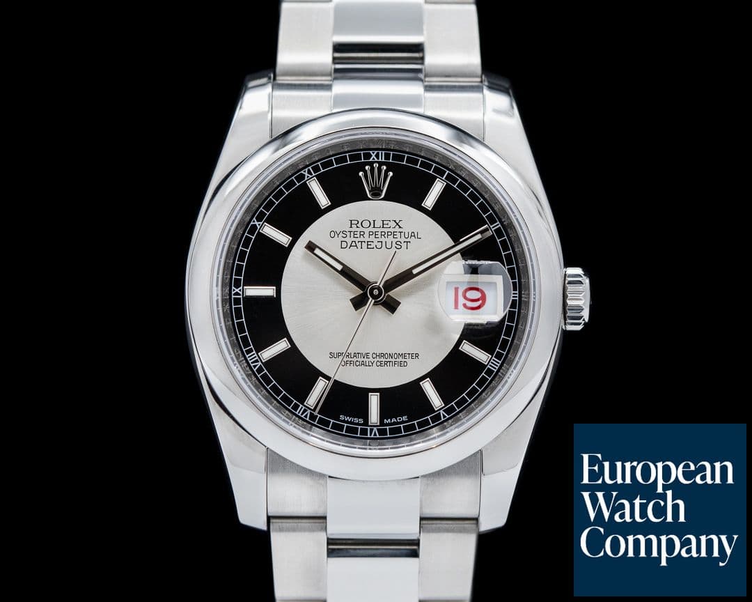 Image of Rolex Datejust Tuxedo Dial Oyster SS 