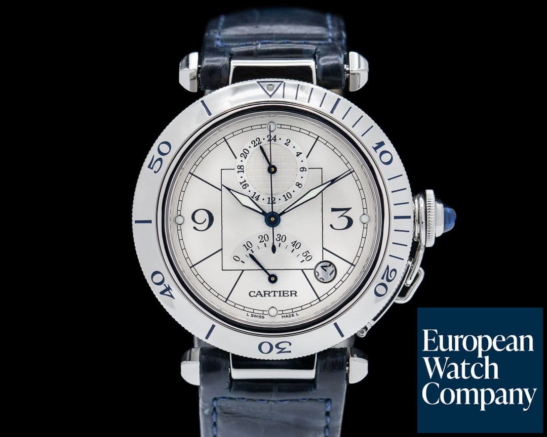 Image of Cartier Pasha Power Reserve GMT SS 38.5MM