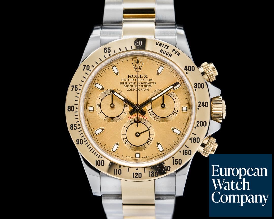 Image of Rolex Daytona Champagne Dial 18K Yellow Gold / SS