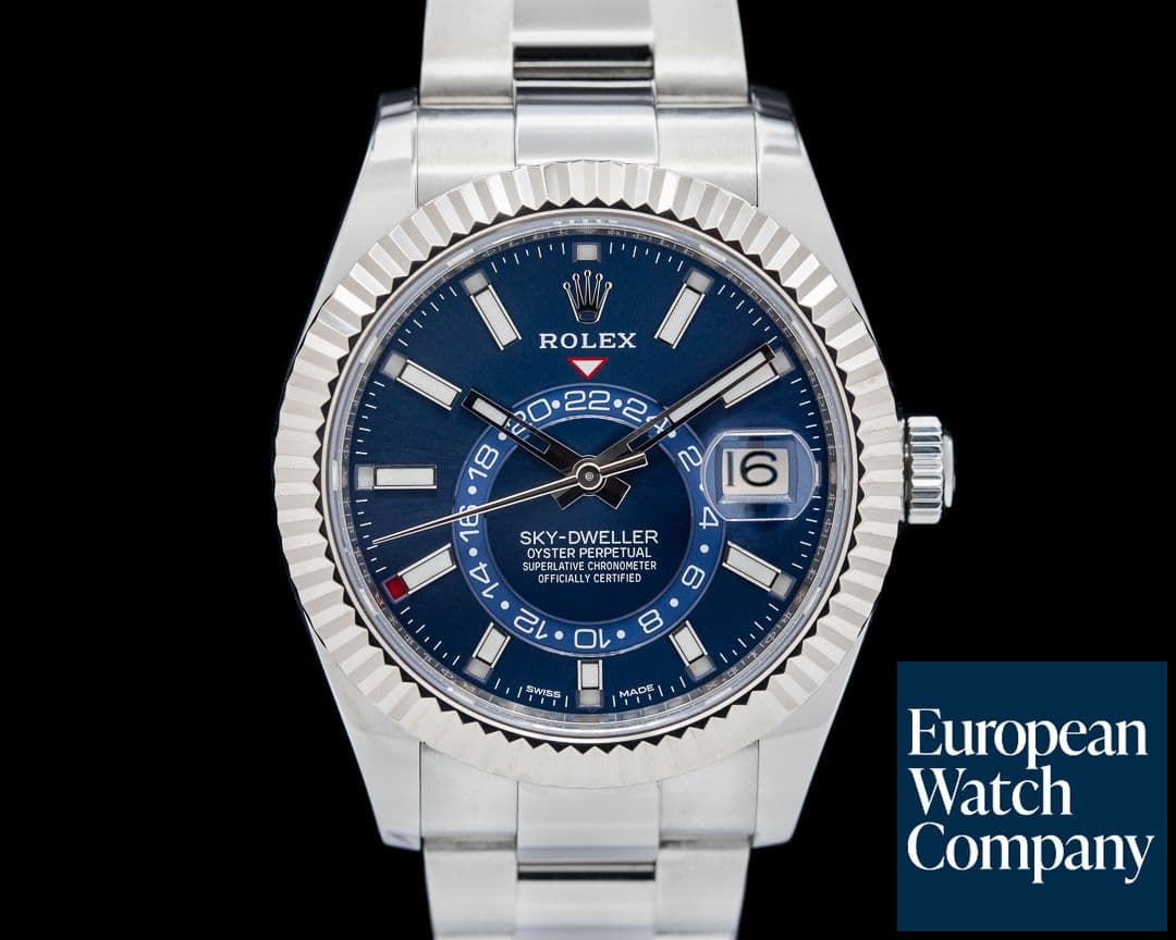 Image of Rolex Sky Dweller 326934 Steel Blue SS / Bracelet 2018
