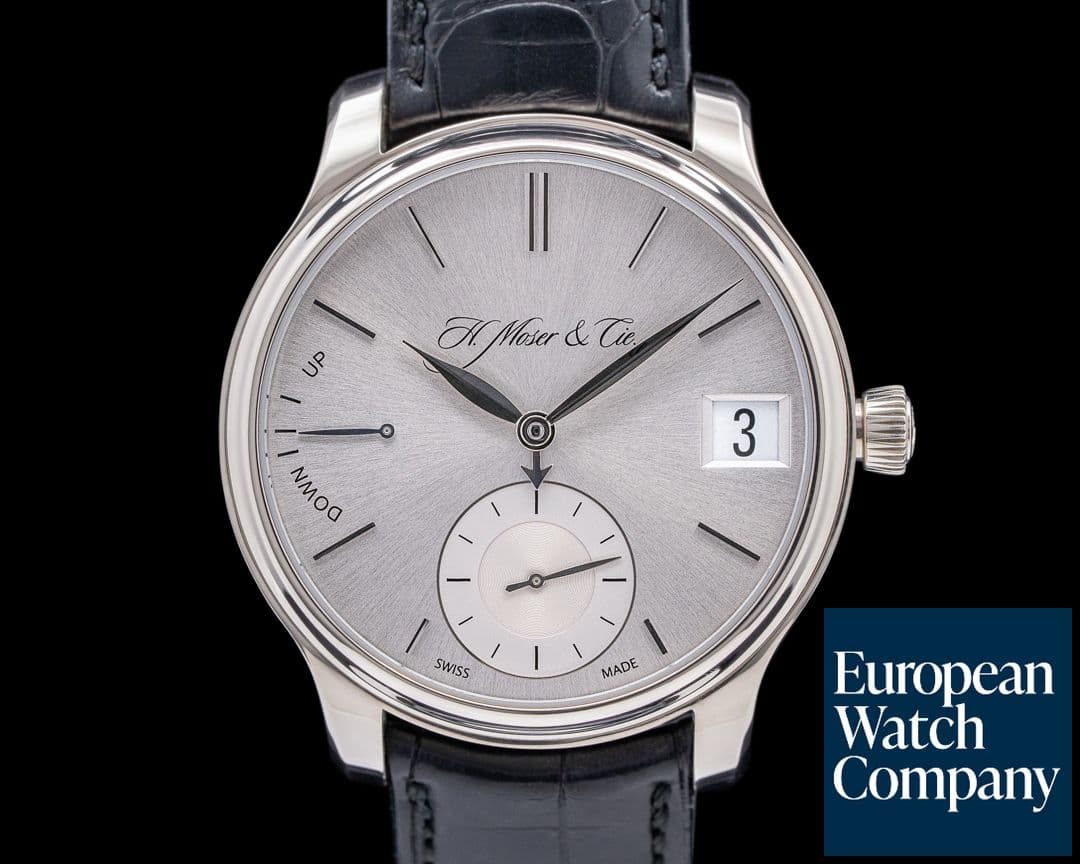Image of H. Moser and Cie. Endeavour Perpetual Calendar 1 18k White Gold