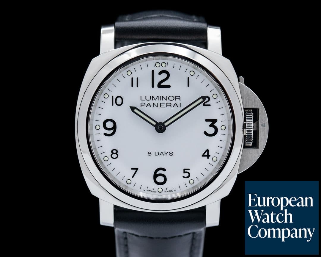 Image of Panerai Luminor Base SS White Dial 44MM 8 Days