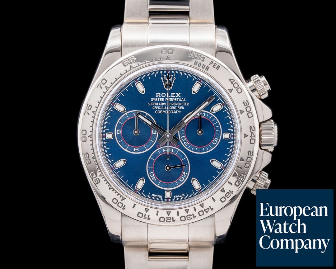 Image of Rolex Daytona 116509 Blue Dial 18K White Gold 