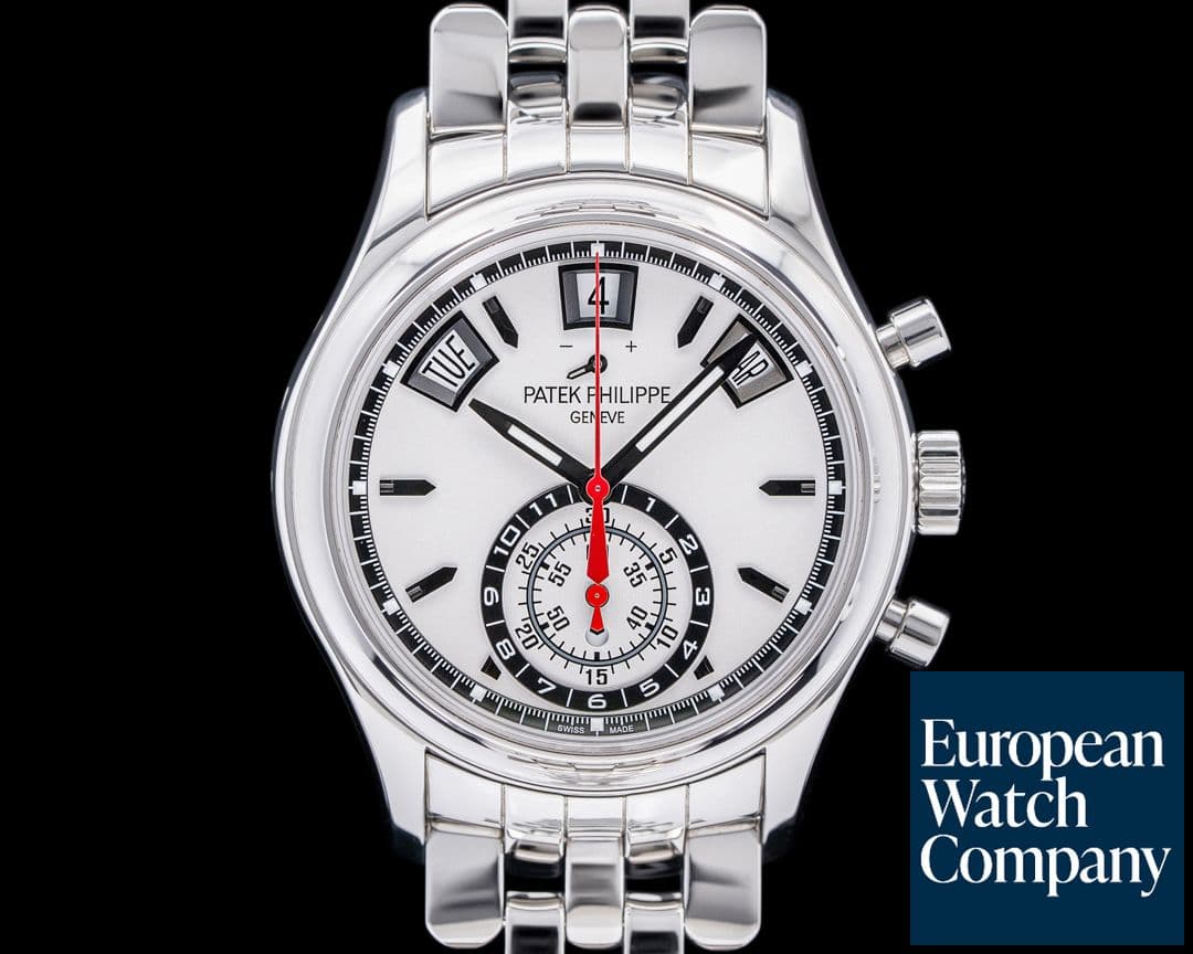 Image of Patek Philippe Annual Calendar 5960 Chronograph SS Silver Dial