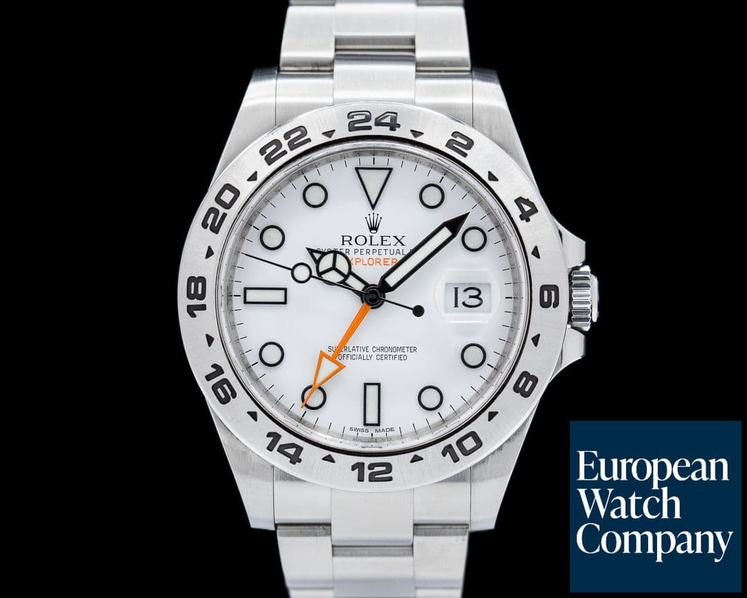 Image of Rolex Explorer II White Dial 
