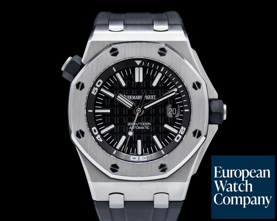 Image of Audemars Piguet Royal Oak 15710ST Offshore Diver Black / Rubber 