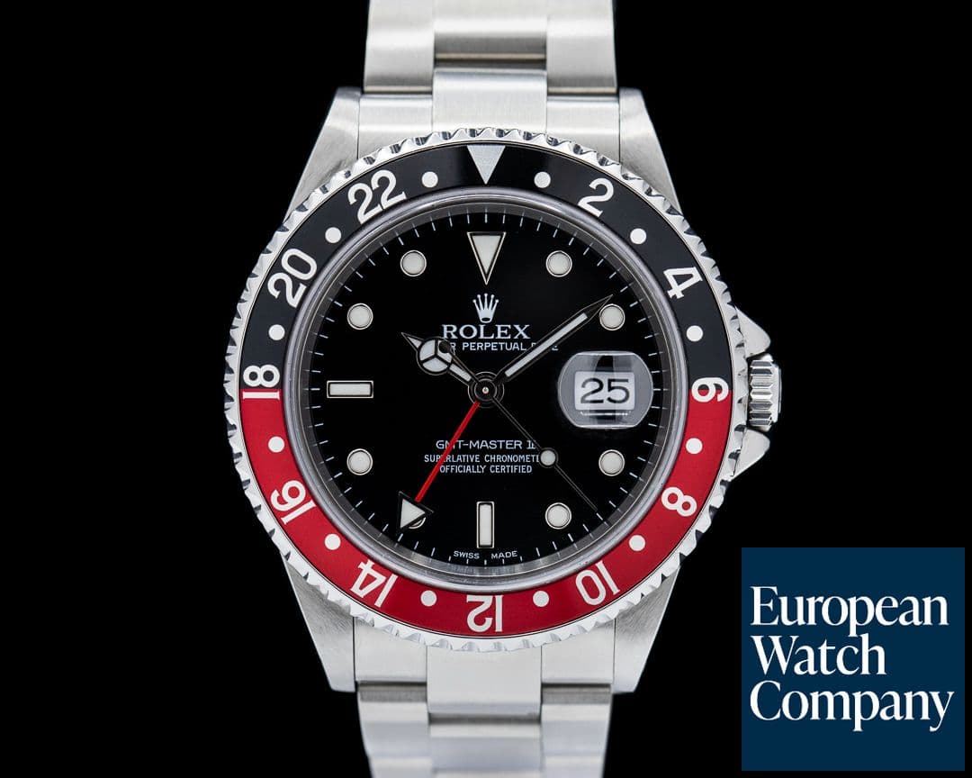 Image of Rolex GMT Master II 16710 SS Red / Black Coke