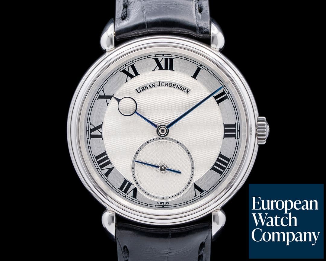 Image of Urban Jurgensen 1142PT Platinum Silver Dial / Roman Numerals