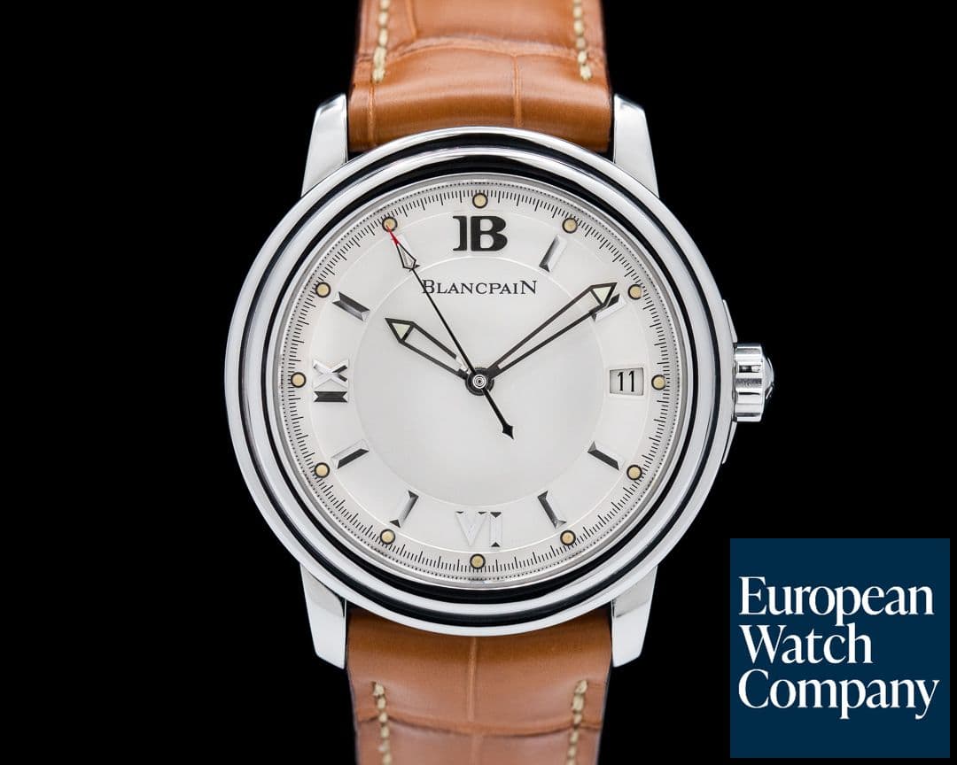 Image of Blancpain Leman SS White Dial