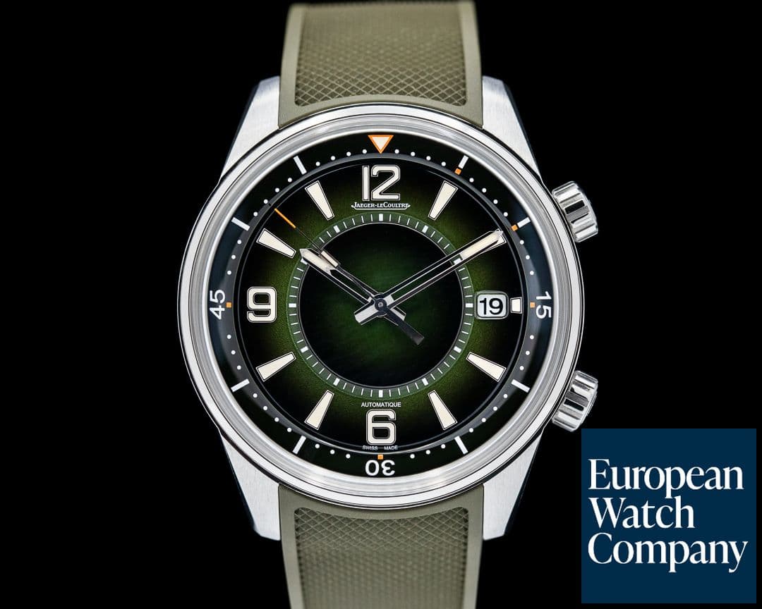 Image of Jaeger LeCoultre Polaris Date SS Green Dial
