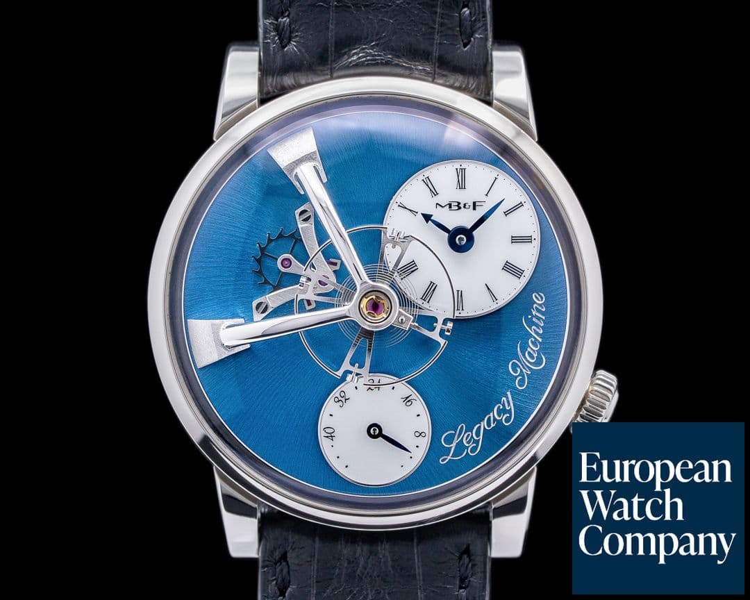 Image of MB&F MB&F LM101 Legacy Machine Blue Dial Platinum Limited Edition
