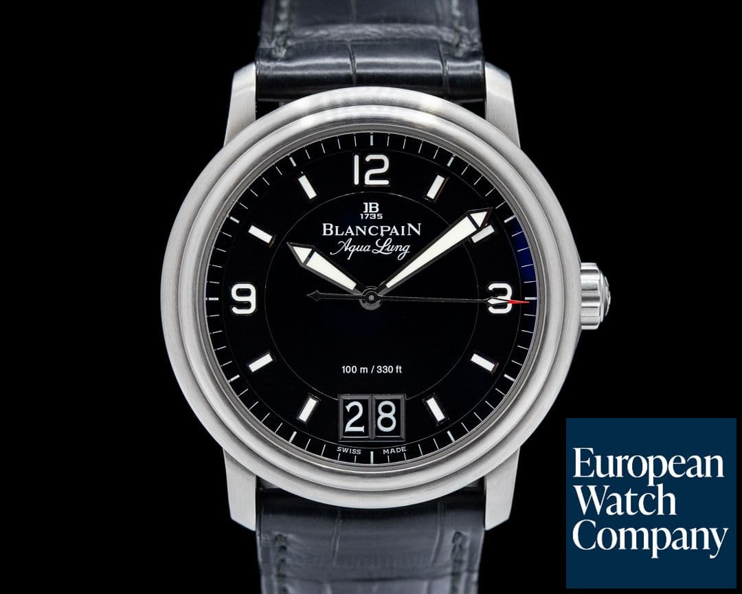 Image of Blancpain Aqualung SS Big Date SS Rubber Strap 