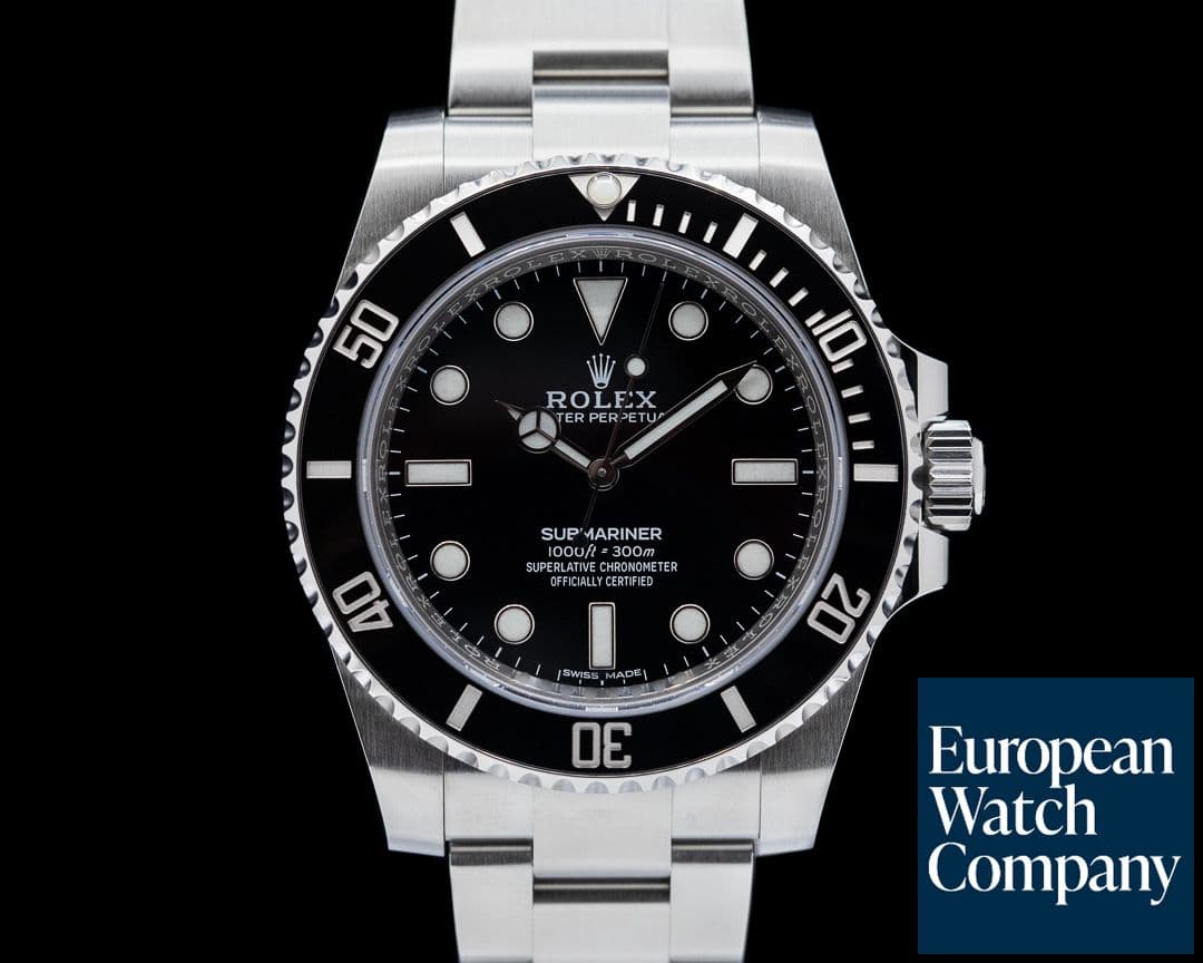 Image of Rolex Submariner No Date Ceramic Bezel SS 2018
