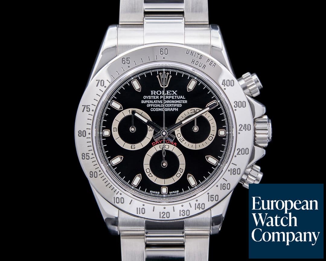 Image of Rolex Daytona 116520 Black Dial Very Sharp 