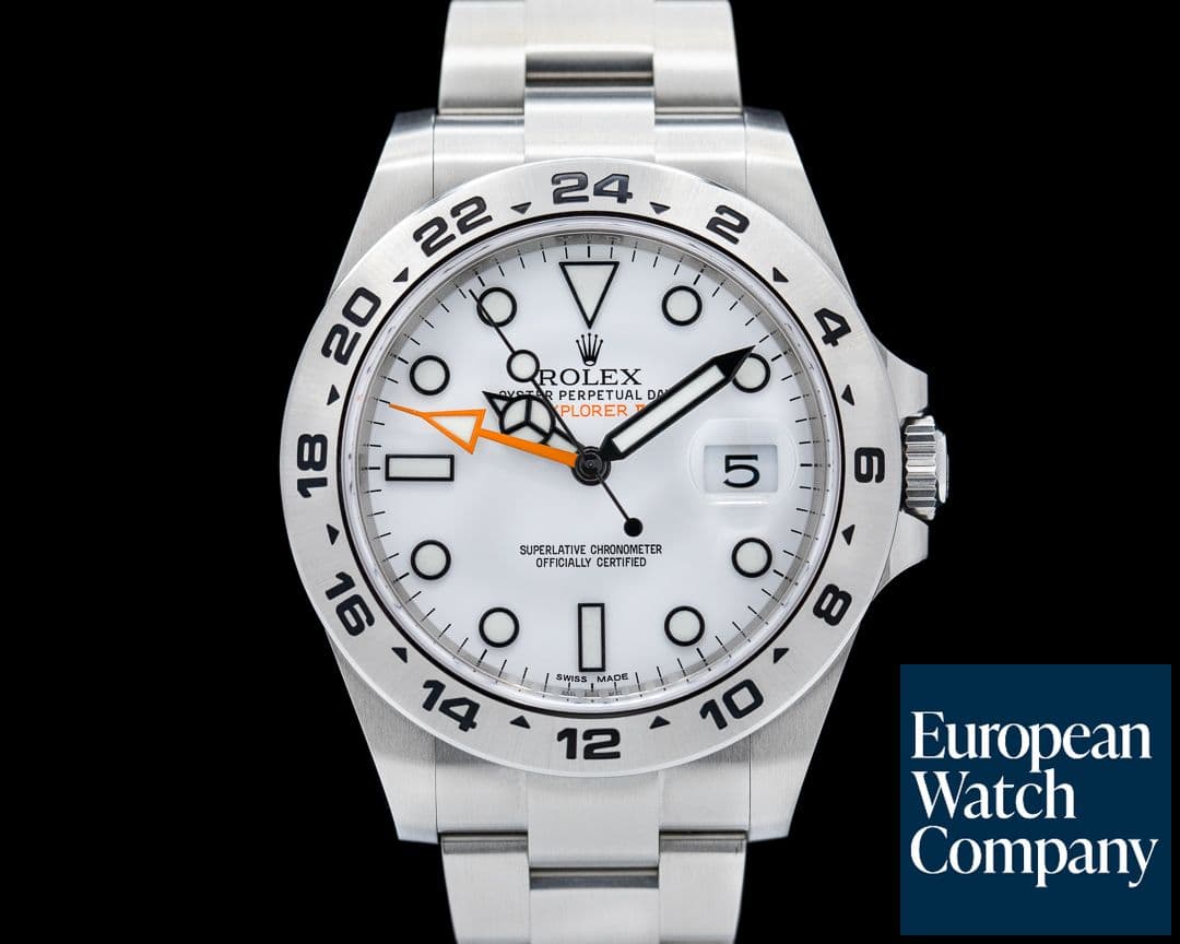 Image of Rolex Explorer II white Dial SS