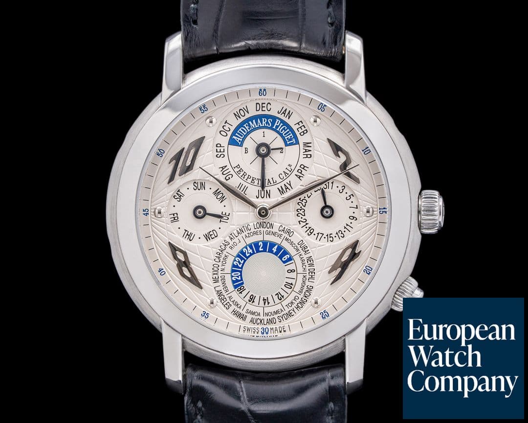 Image of Audemars Piguet Jules Audemars Quantieme Perpetuel Metropolis Platinum 