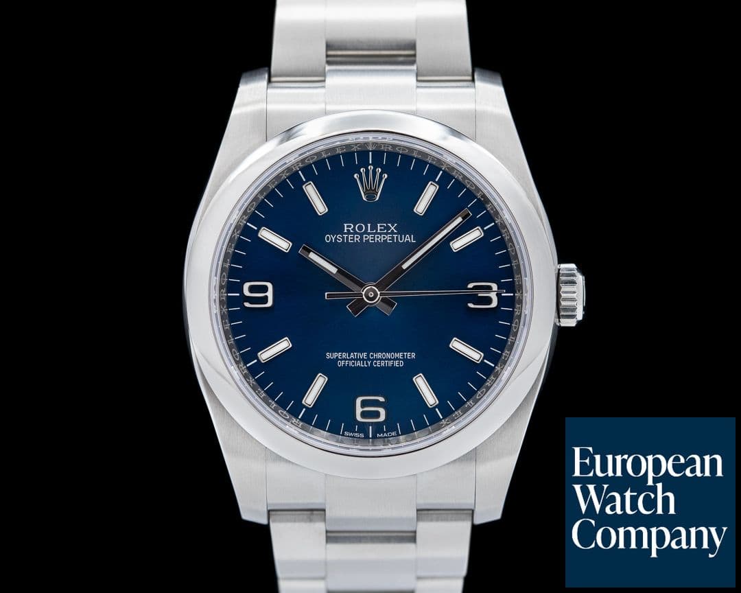 Image of Rolex Oyster Perpetual SS Blue Dial 