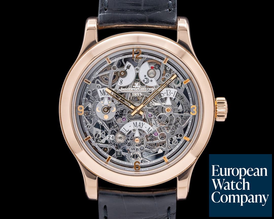 Image of Jaeger LeCoultre Master 8 Days Skeleton Perpetual Calendar RD
