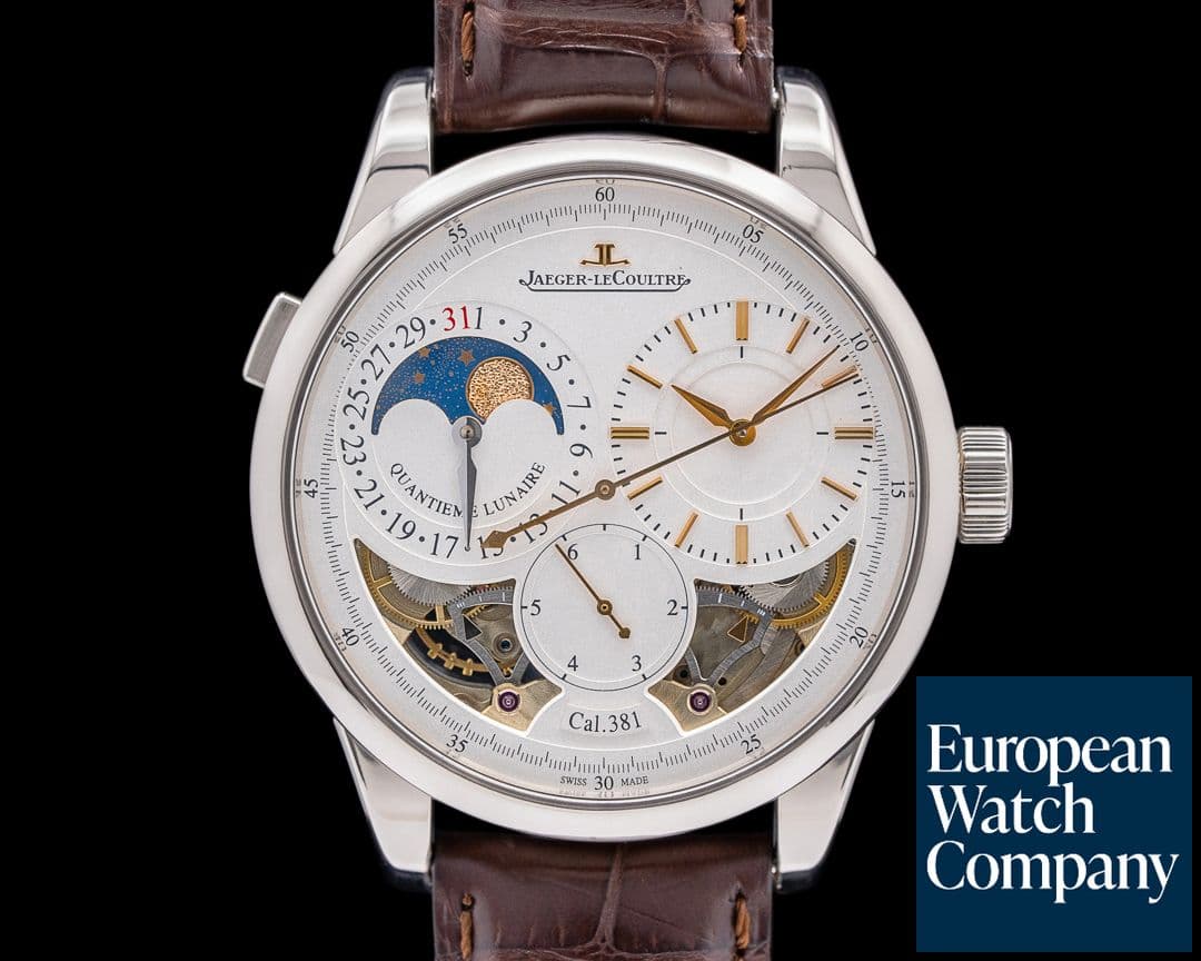 Image of Jaeger LeCoultre Duometre a Quantieme Lunaire 18K White Gold