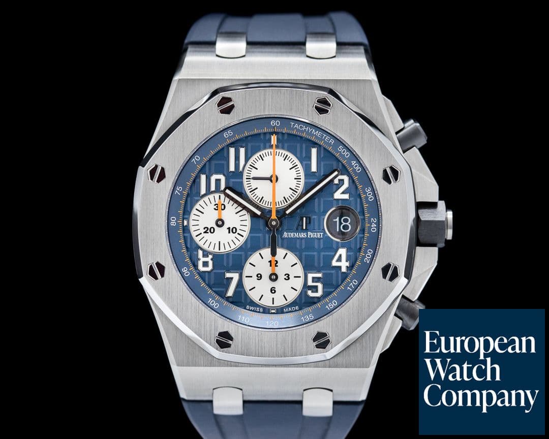 Image of Audemars Piguet Royal Oak Offshore Blue Dial SS / Rubber
