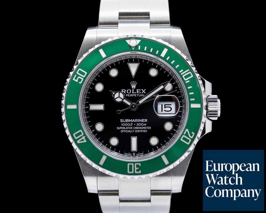Image of Rolex Submariner Date 126610LV Kermit GREEN Ceramic Bezel 41MM