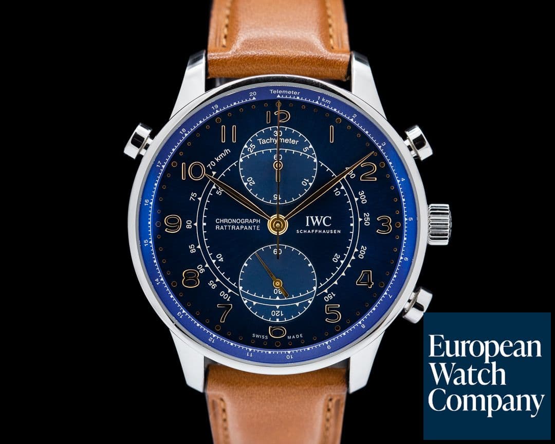 Image of IWC Portuguese Chronograph Rattrapante SS Milano Boutique LIMITED