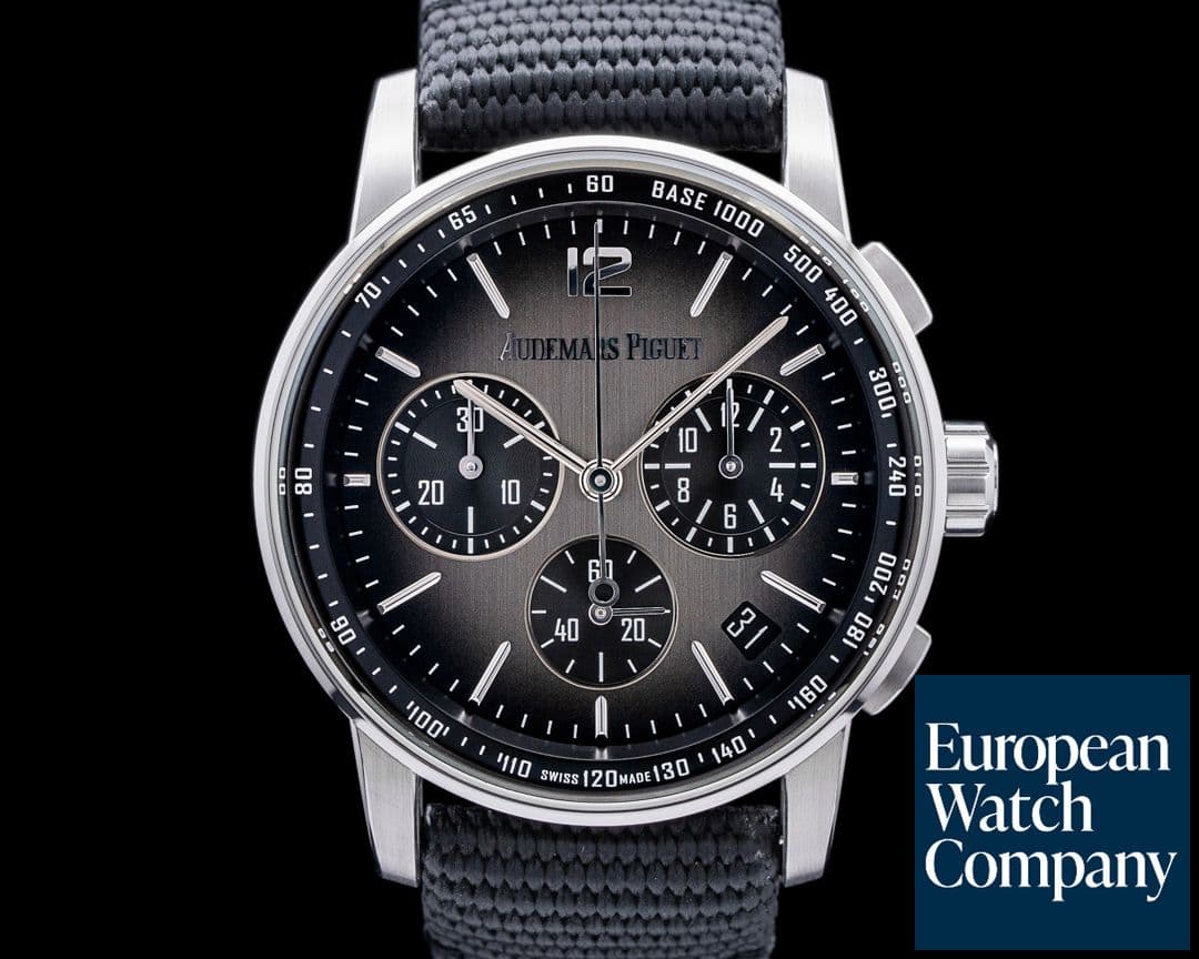 Image of Audemars Piguet Code 11:59 Chronograph 18k White Gold / Ceramic Smoked Grey Dial