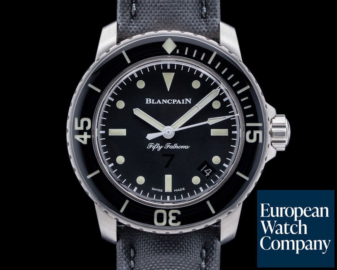 Image of Blancpain Fifty Fathoms Nageurs de Combat Automatique SS Limited