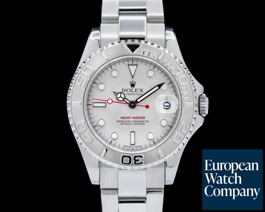 Image of Rolex Yacht Master Mid Size SS / Platinum Bezel