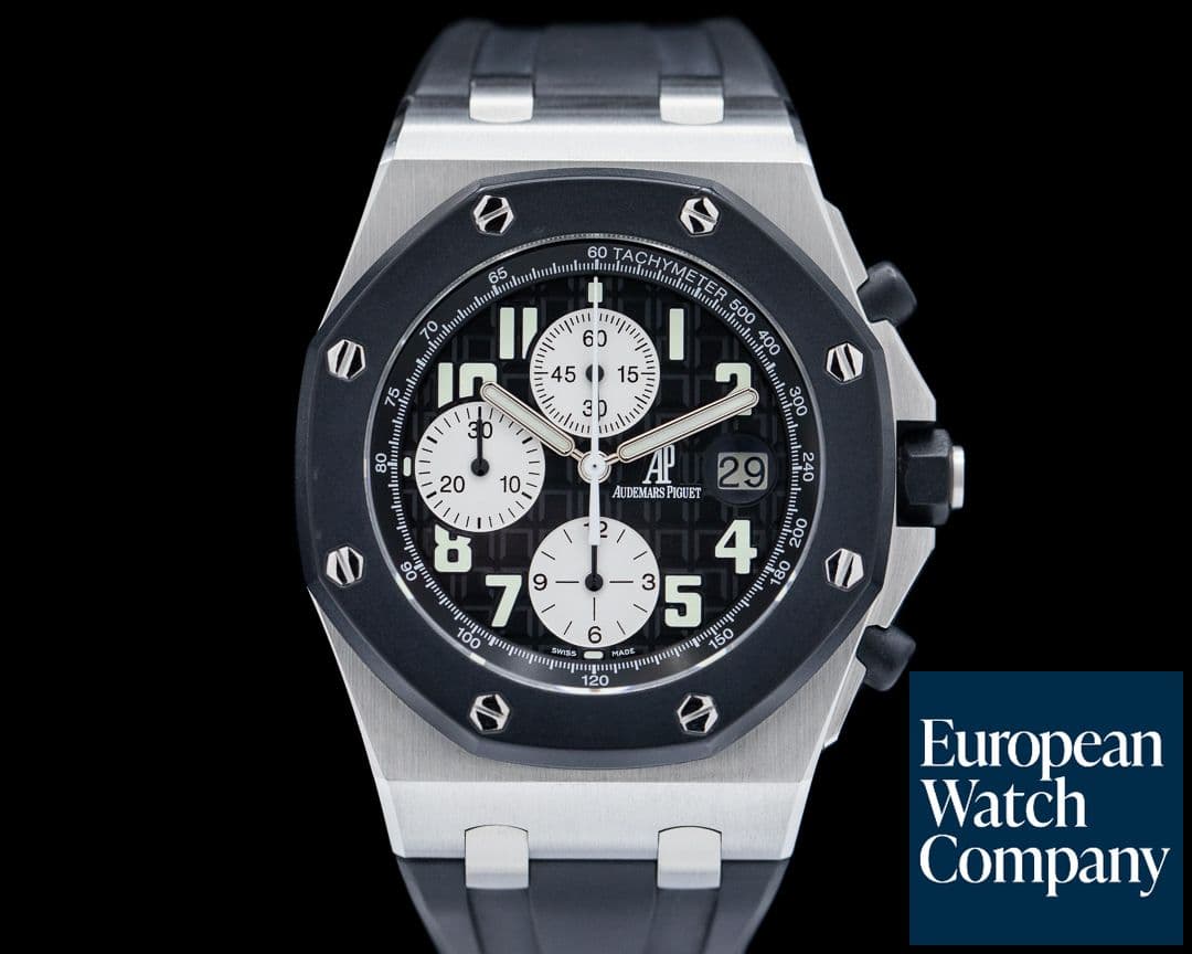 Image of Audemars Piguet Royal Oak Offshore Chronograph Rubberclad Black Dial 42MM