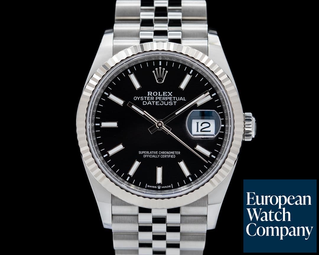 Image of Rolex Datejust Black Stick Dial / Jubilee Bracelet 2024