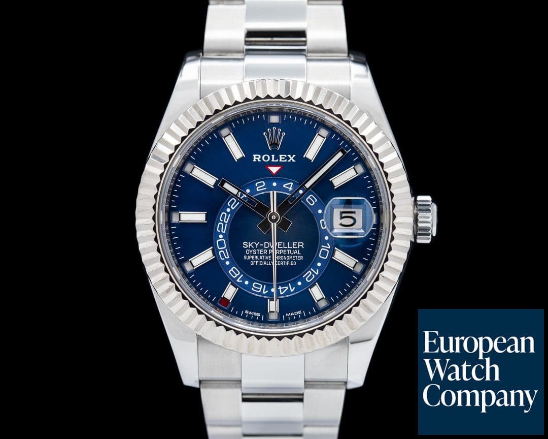 Image of Rolex Sky Dweller Stainless Steel Blue Dial / Oyster Bracelet