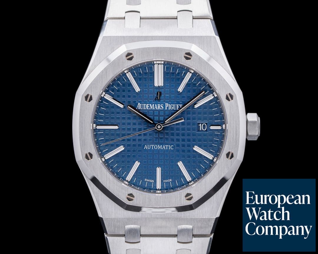 Image of Audemars Piguet Royal Oak 15400ST Blue Dial SS