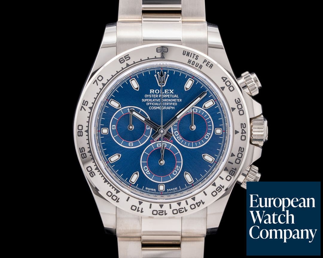 Image of Rolex Daytona 116509 Blue Dial 18K White Gold 