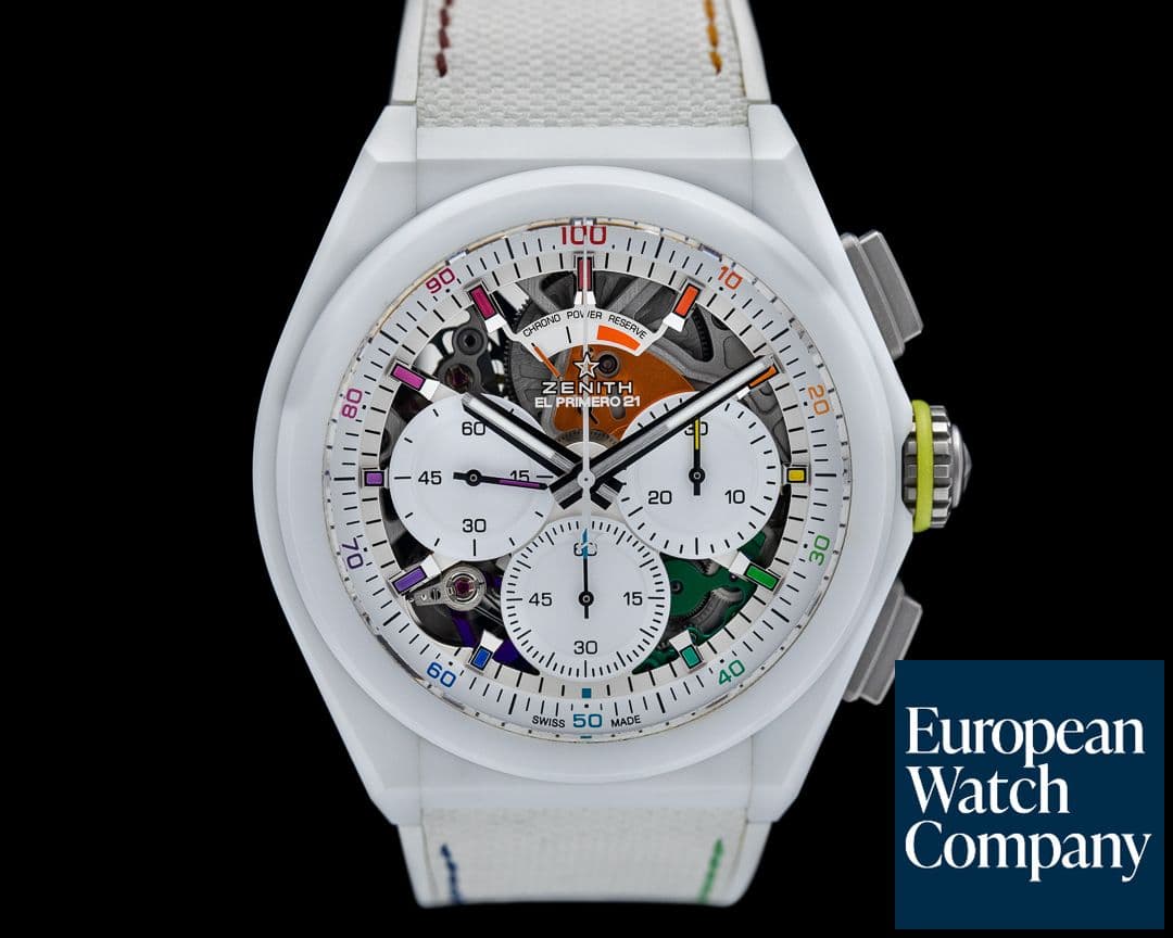 Image of Zenith Defy 21 CHROMA Ceramic White LIMITED