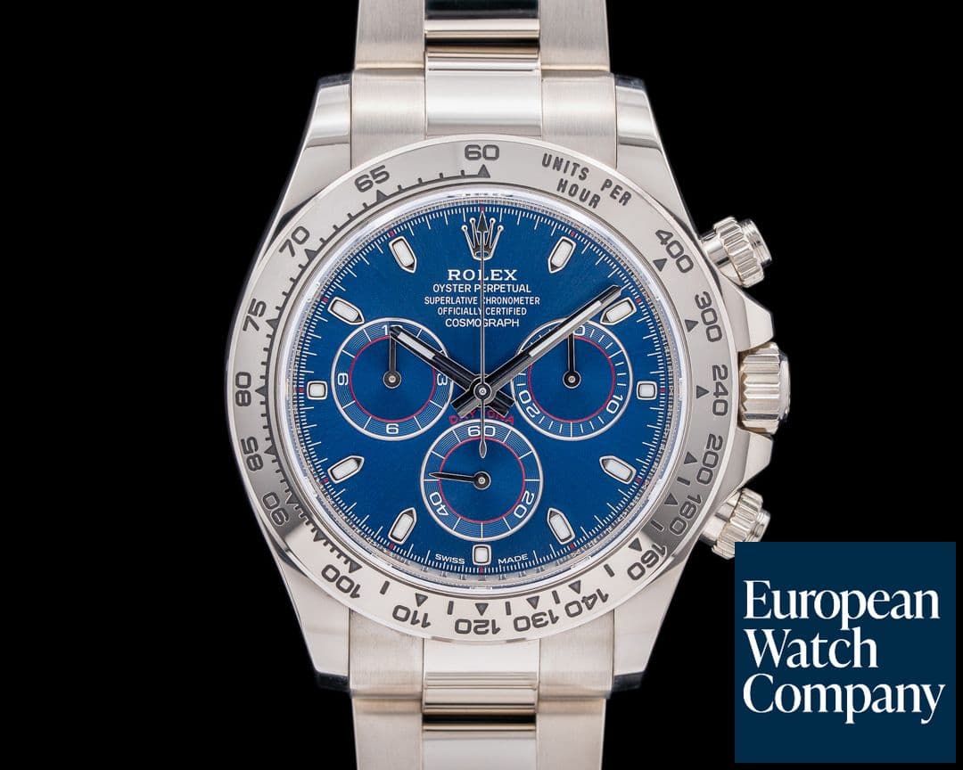 Image of Rolex Daytona 116509 Blue Dial 18K White Gold 