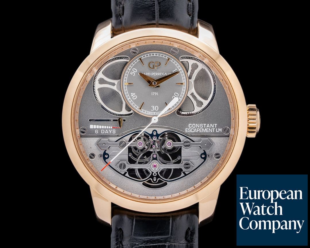 Image of Girard-Perregaux Constant Escapement L.M. 18k Rose Gold