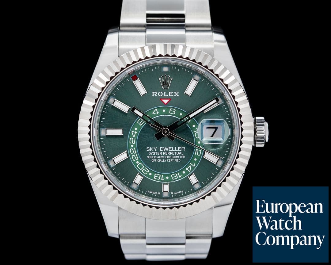 Image of Rolex Sky Dweller 336934 Steel Mint Green Dial 2023 NEW MODEL