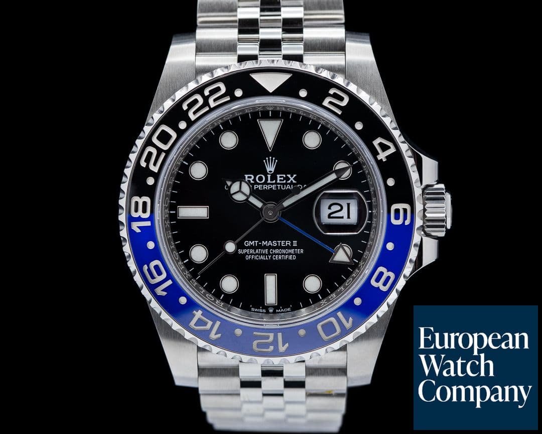 Image of Rolex GMT Master II 126710BLNR Ceramic "Batman" SS / Jubilee 