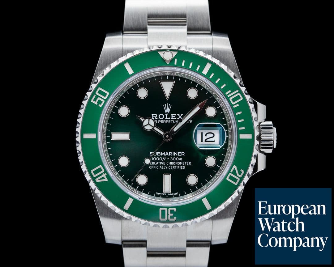Image of Rolex Submariner "Hulk" Green Ceramic Bezel Green Dial SS